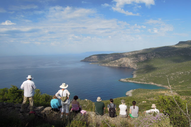 Permalink to Half term retreats – where will you be relaxing? walking holiday group overlooking the Mediterranean sea