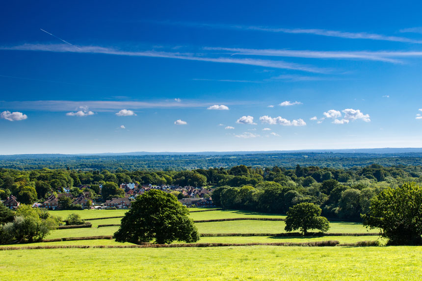 Retreats in Areas of Outstanding Natural Beauty, Surrey Hills, England, UK