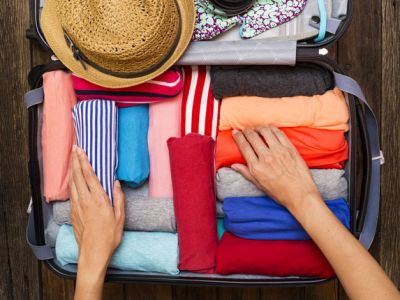 efficient packing of suitcase